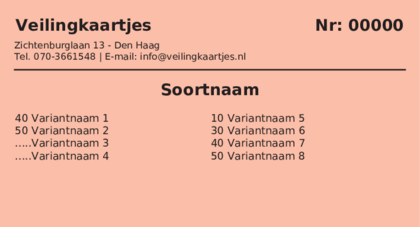 Voorbeeld veilingkaart op Zalm